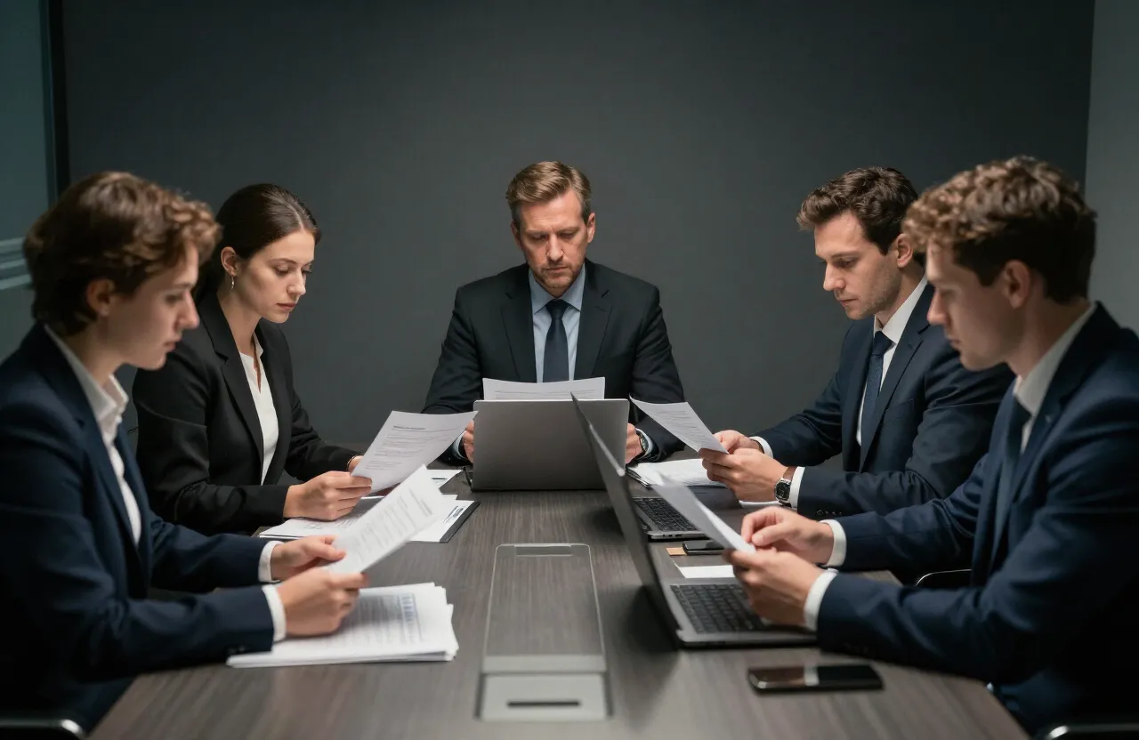 ResolveIt Financials recovery team reviewing account files